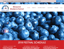 Tablet Screenshot of mossyrockfestivals.org